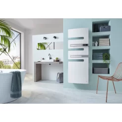 Sèche-serviettes électrique Soufflants Serenis Premium Connecté Mât Gauche Atlantic